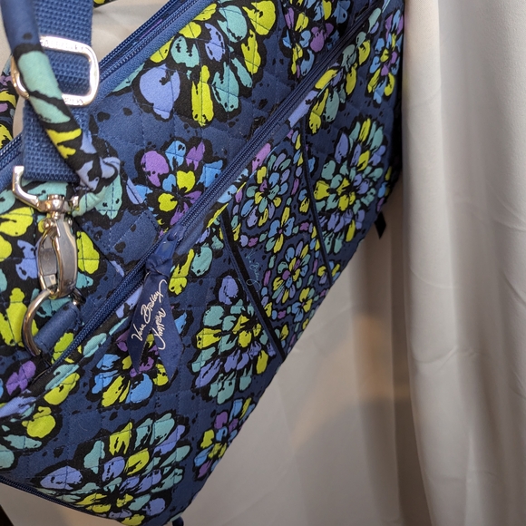 Vera Bradley Floral Quilted Laptop Bag - Picture 2 of 11
